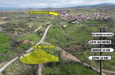 Çanakkale Ezine Yaylacık Köyünde 751 parsel numaralı satılık tarla